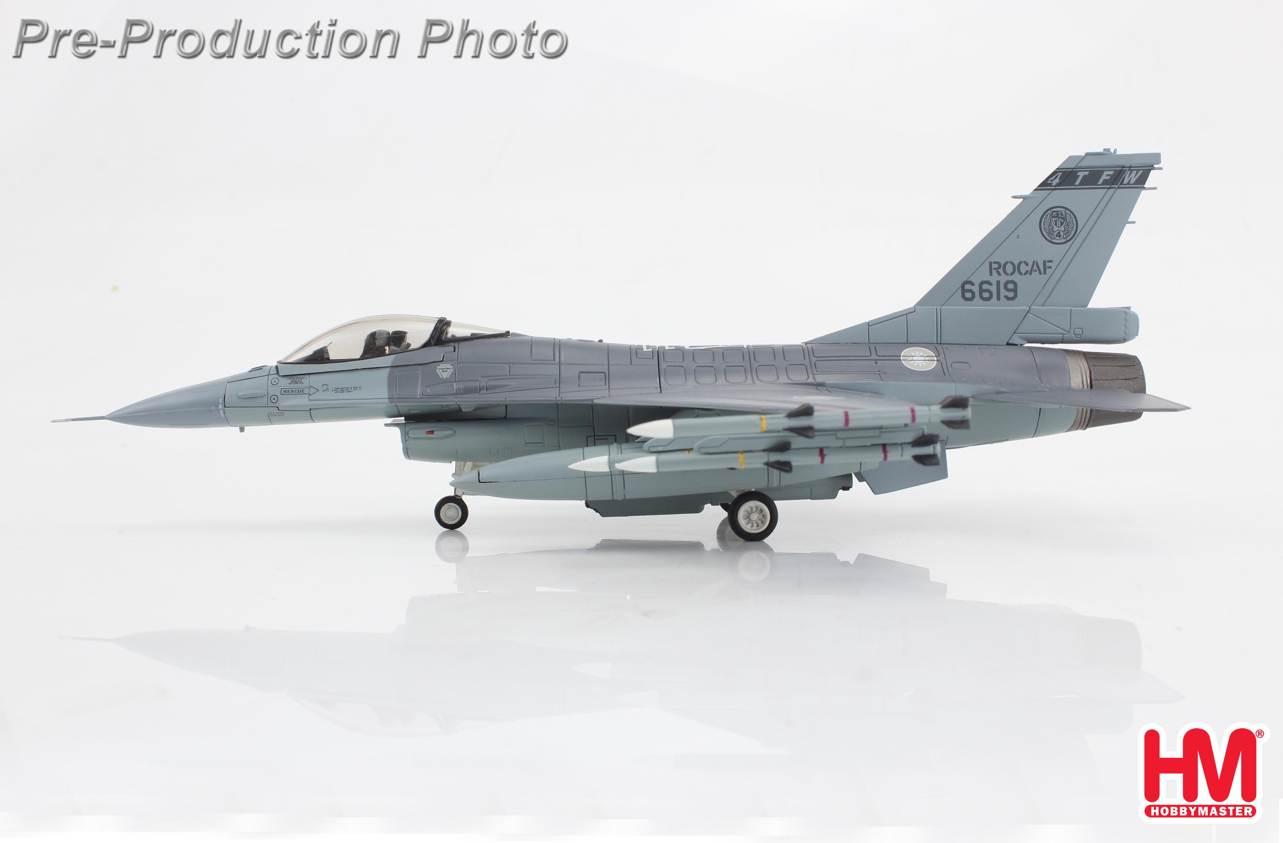 F-16V Fighting Falcon 6619, 21 TFG, ROCAF (w/6 x AIM-120)